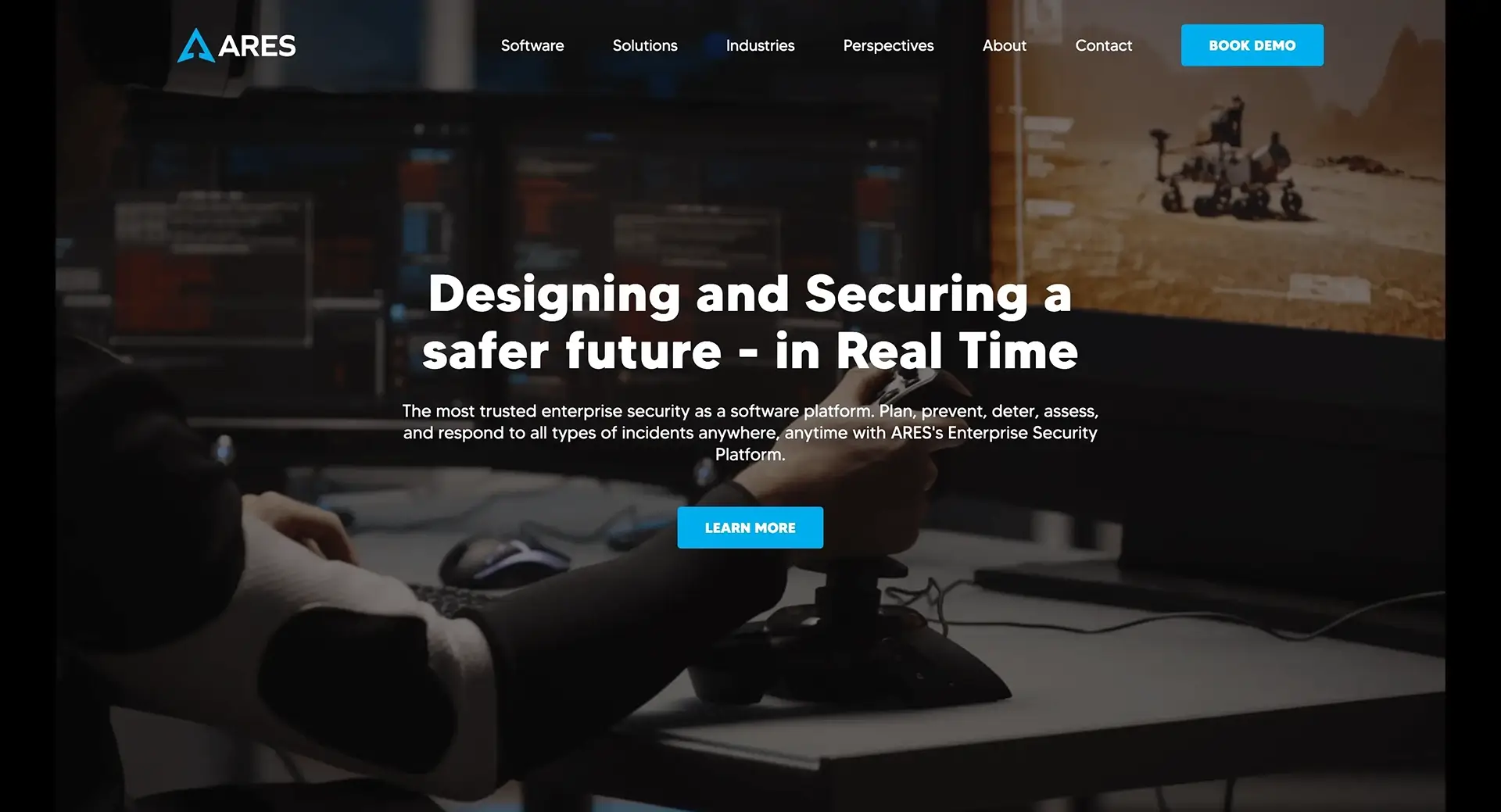 Ares Security Corp Marketing Site